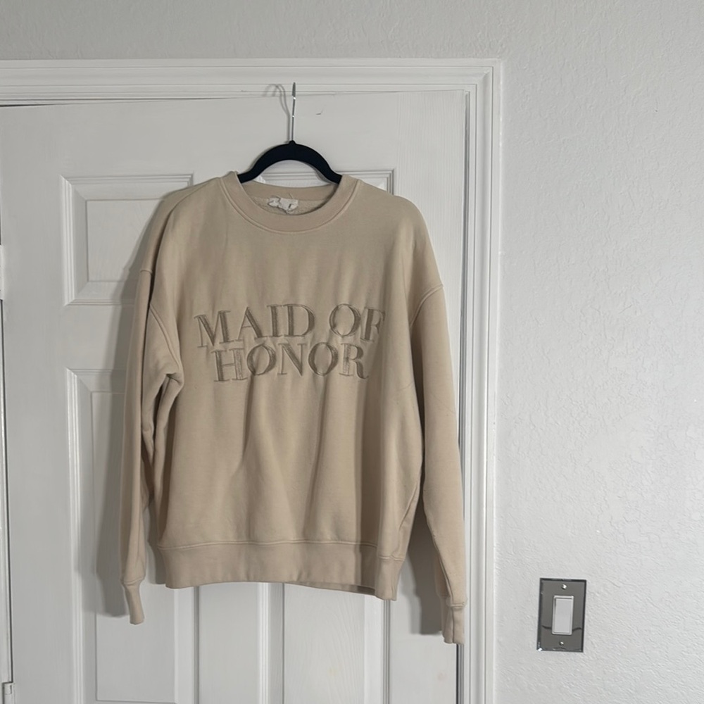 Maid of Honor Cream Sweater